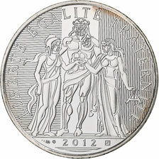France, 10 Euro, Hercule, 2012, Pessac, Silver, MS(63)