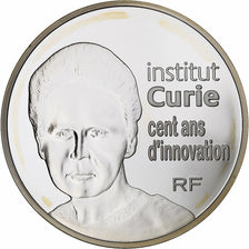 France, 10 Euro, Institut Curie, Proof, 2009, Pessac, Silver, MS(65-70)