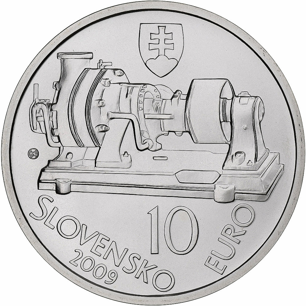Slovacchia, 10 Euro, BU, 2009, Kremnica, Argento, FDC
