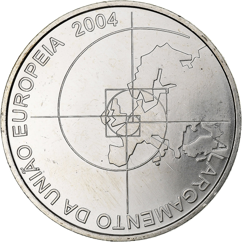 Portogallo, 8 Euro, Enlargement of EU, 2004, Lisbon, Argento, SPL