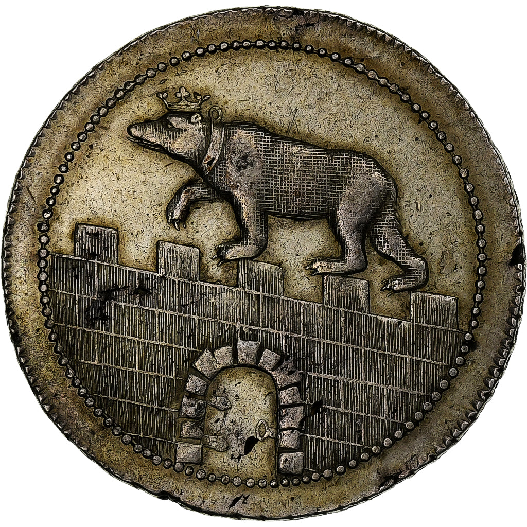 German States, Anhalt-Bernburg, 2/3 Thaler, 1806, Bernburg, Silver, EF(40-45)