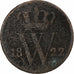 Paesi Bassi, William I, Cent, 1822, Utrecht, Rame, B+
