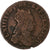 França, Louis XIV, Liard de France, 1655, Vimy, Cobre, VF(20-25)