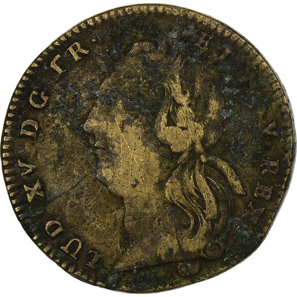 Free imperial city of Nuremberg, Nuremberg token, Louis XV, 1744, Ottone, MB