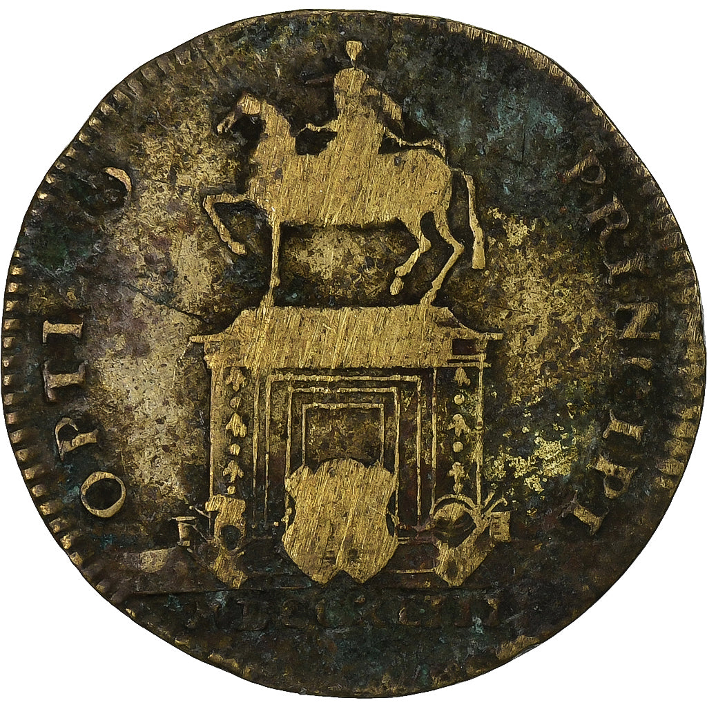 Free imperial city of Nuremberg, Nuremberg token, Louis XV, 1744, Ottone, MB