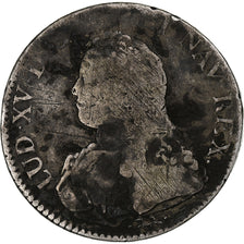 Francia, Louis XV, Ecu aux branches d'olivier, 1736, Argento, MB