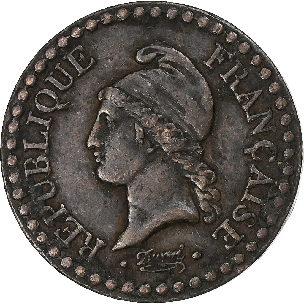 Frankreich, Centime, Dupré, 1848, Paris, Kupfer, S