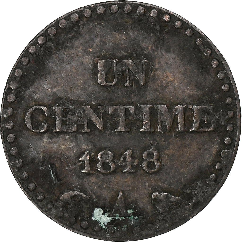 Frankreich, Centime, Dupré, 1848, Paris, Kupfer, S