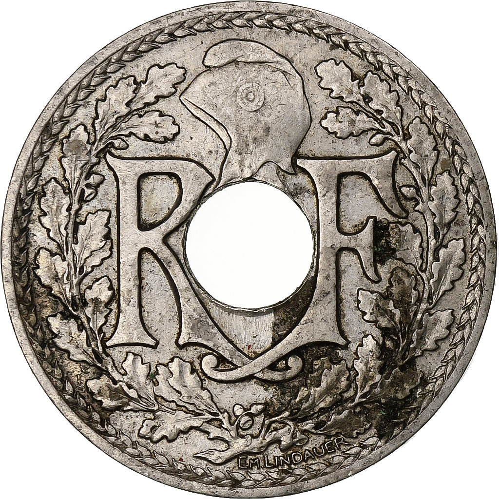 Frankreich, 25 Centimes, Lindauer, 1914, Paris, Nickel, SS