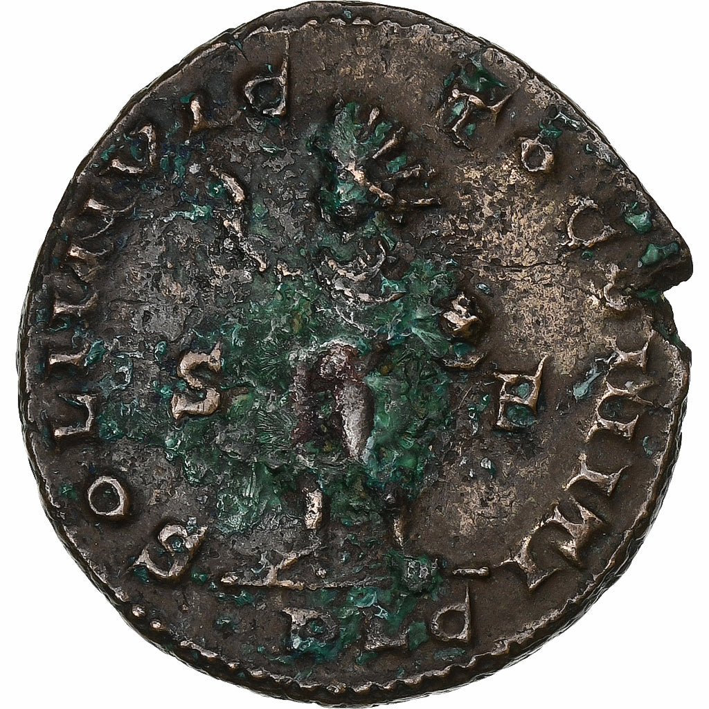 Constantine I, Follis, 313-314, Lugdunum, Bronze, VF(30-35)