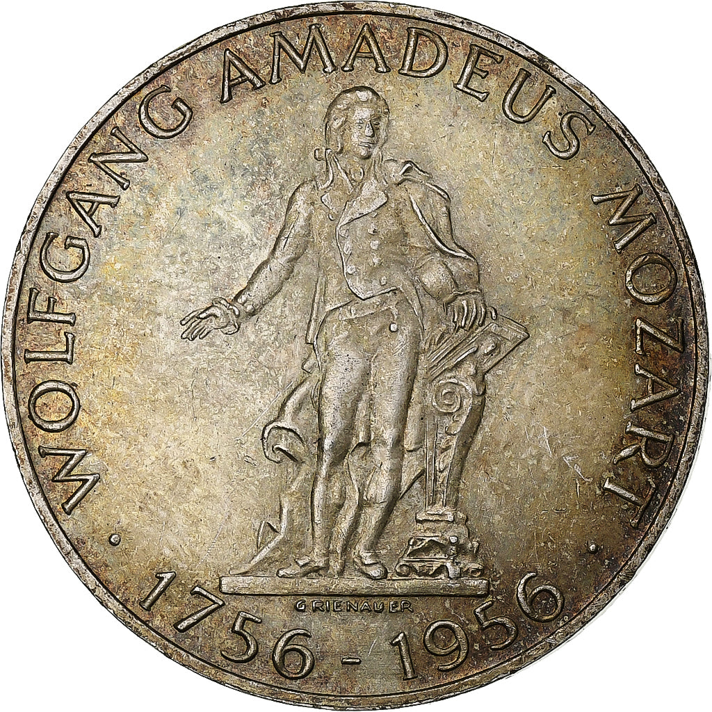Austria, 25 Shillings, 1956, Vienna, Argento, BB
