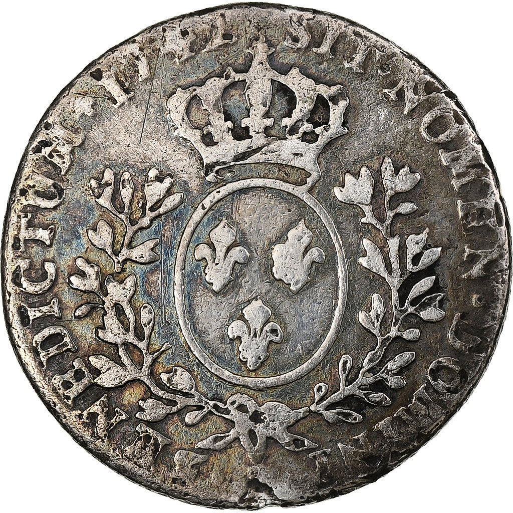 France, Louis XV, 1/10 Ecu, 1742, Silver, VF(20-25)