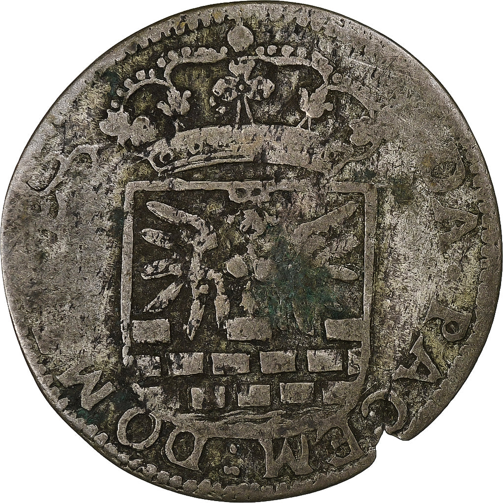 Deutsch Staaten, Leopold I, 6 Stuber, 1674-1690, Emden, Silber, S