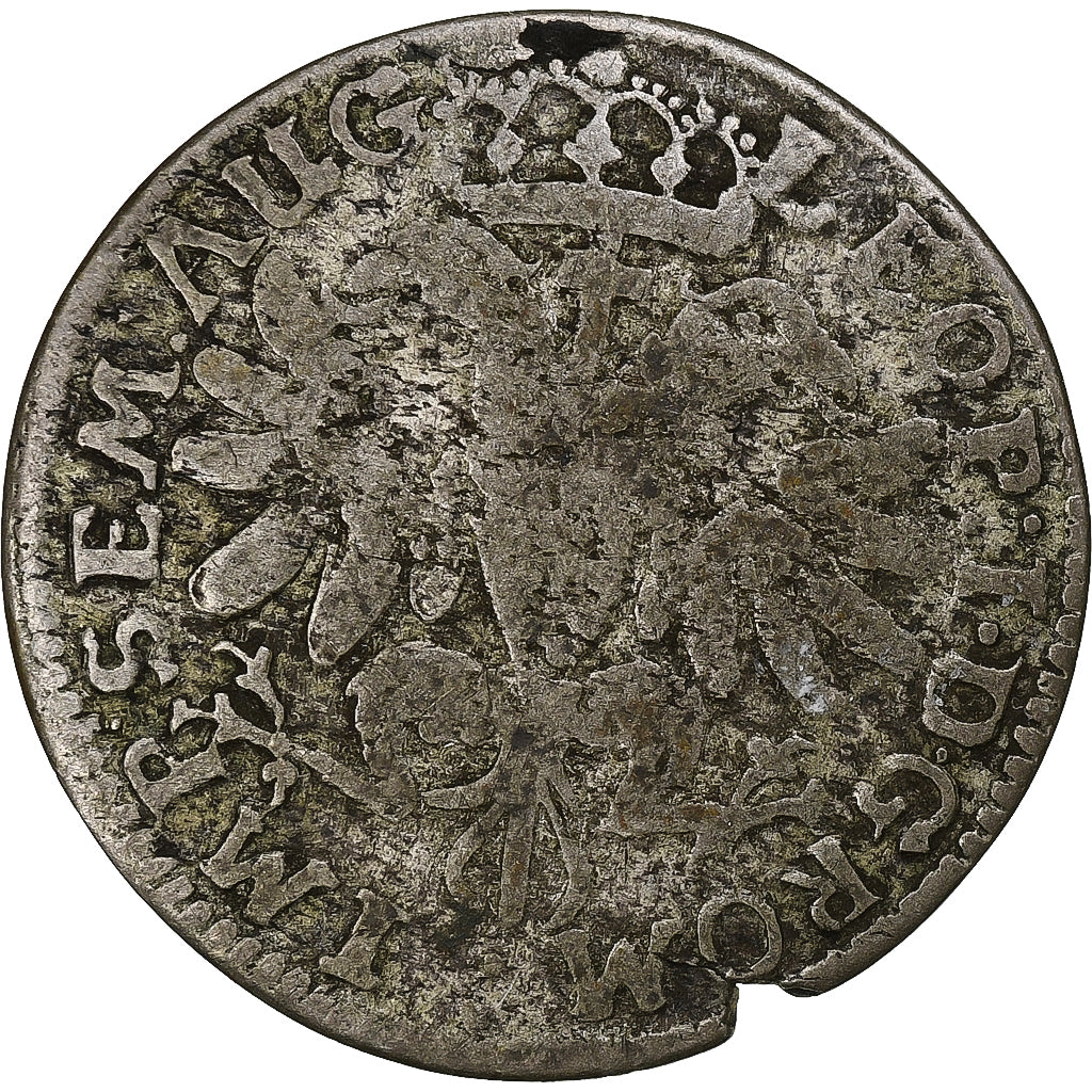 Deutsch Staaten, Leopold I, 6 Stuber, 1674-1690, Emden, Silber, S