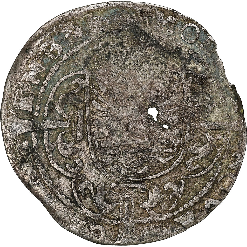 Stati tedeschi, Ferdinand II, 3 Stüber, 1619-1637, Emden, Argento, B+
