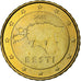 Estonia, 10 Centimes, 2011, Vantaa, Nordic gold, SPL