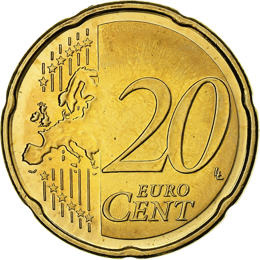 Estonie, 20 Centimes, 2011, Vantaa, Or nordique, SPL