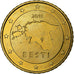 Estonie, 50 Centimes, 2011, Vantaa, Or nordique, SPL