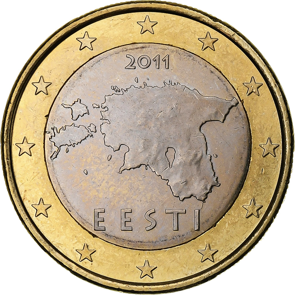 Estonia, Euro, 2011, Vantaa, Bimetálico, SC