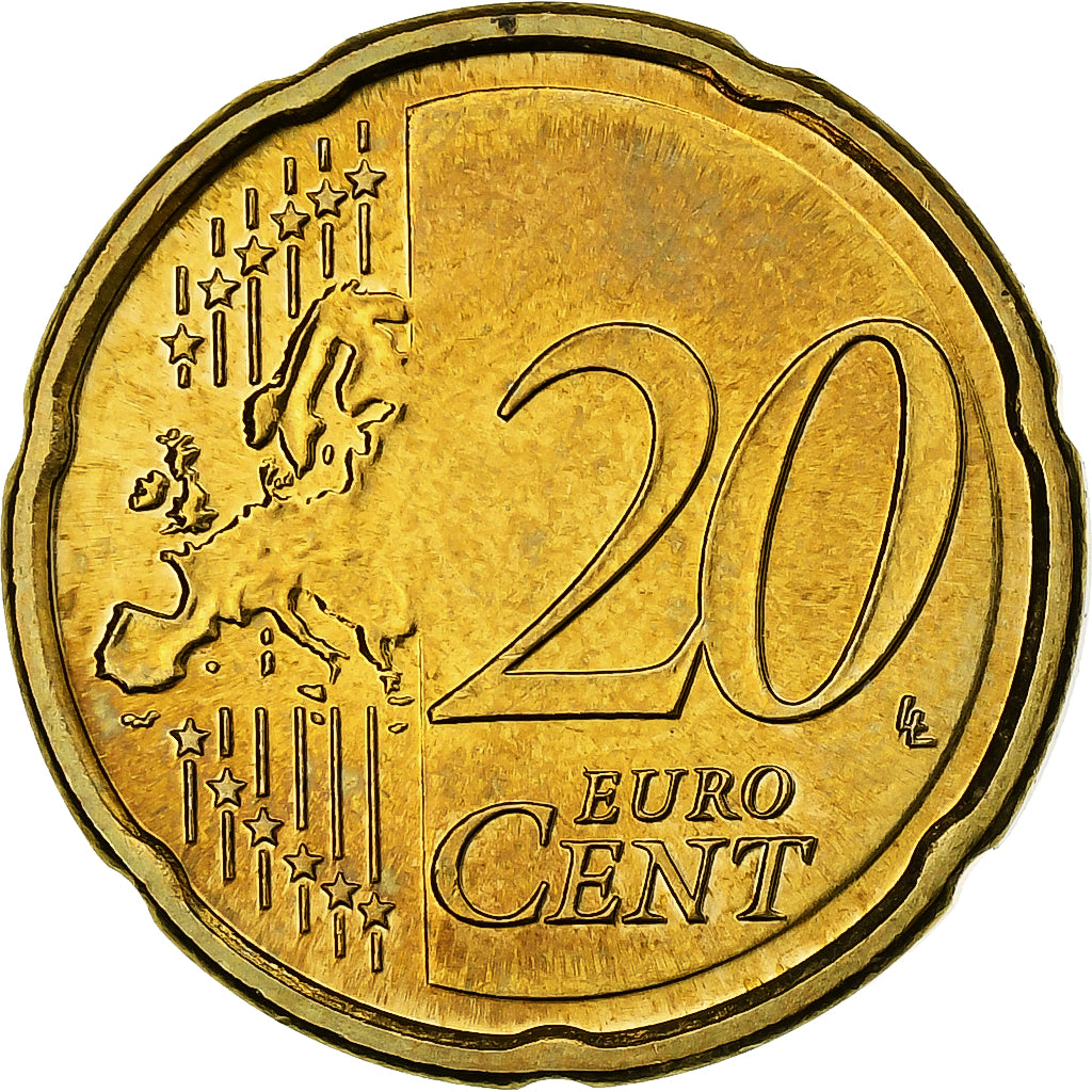 Eslováquia, 20 Centimes, 2009, Kremnica, Nordic gold, MS(63)