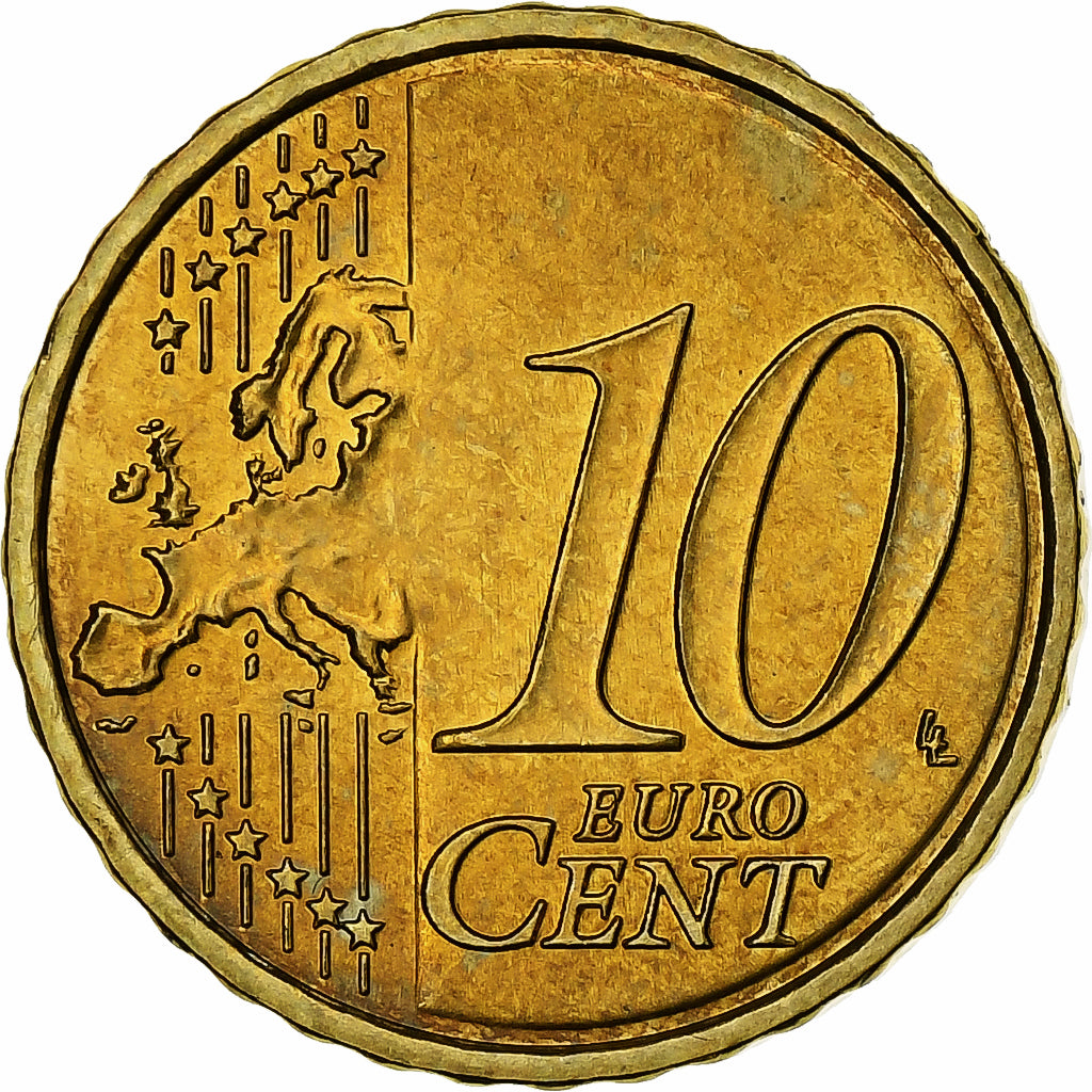 Słowacja, 10 Centimes, 2009, Kremnica, Nordic gold, MS(63)