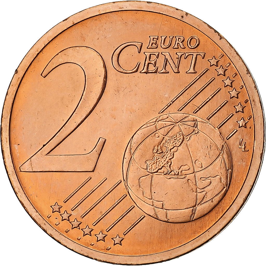 Eslováquia, 2 Centimes, 2009, Kremnica, Aço Cromado a Cobre, MS(63)