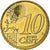 Cipro, 10 Centimes, 2008, Nordic gold, SPL