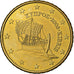Chipre, 50 Centimes, 2008, Nordic gold, MS(63)