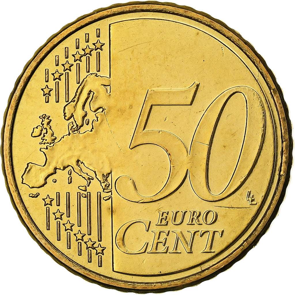 Chipre, 50 Centimes, 2008, Nordic gold, MS(63)