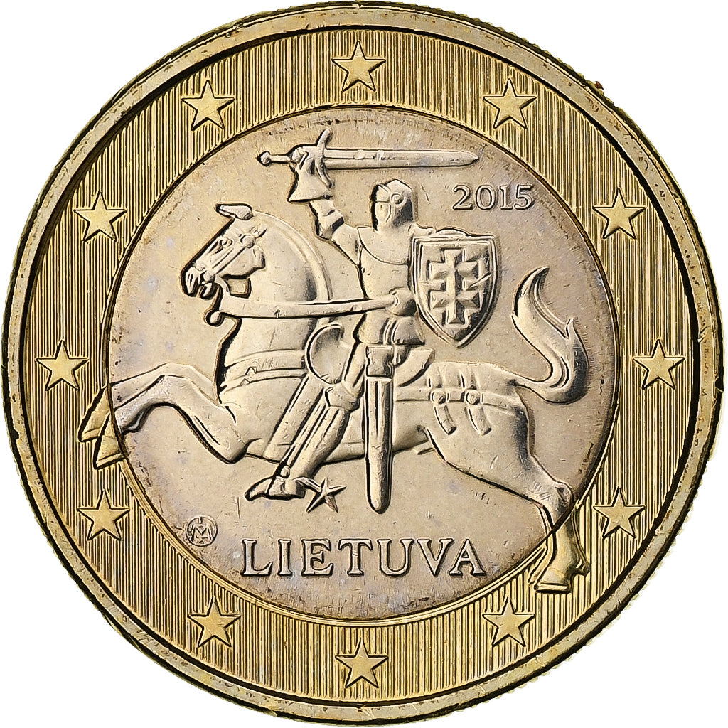 Lituania, Euro, 2015, Vilnius, Bi-metallico, SPL
