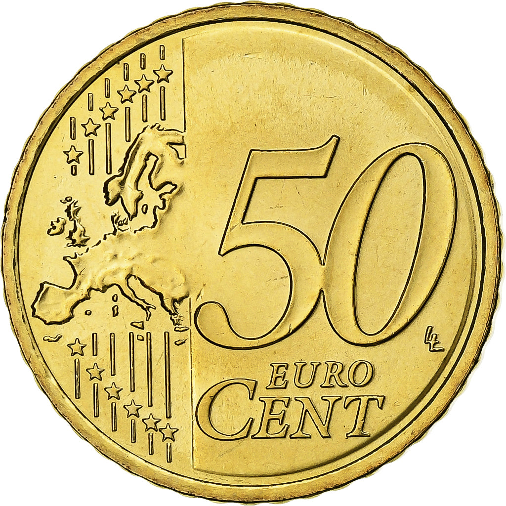 Lituanie, 50 Centimes, 2015, Vilnius, Or nordique, SPL