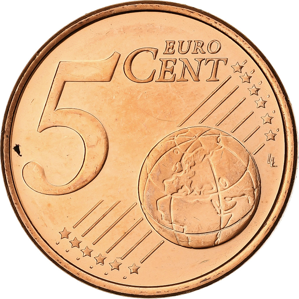 Slovénie, 5 Centimes, 2007, Vantaa, Cuivre plaqué acier, SPL