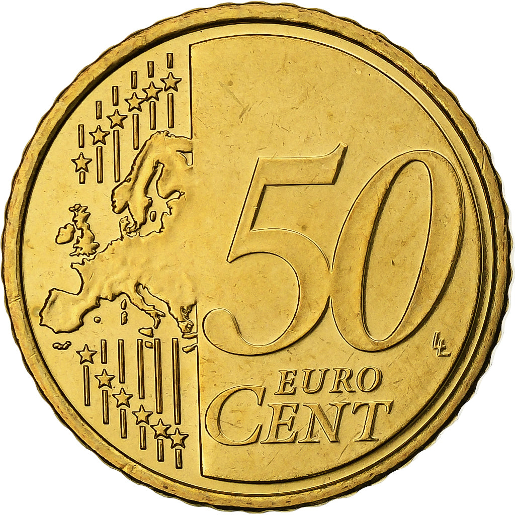 Slovénie, 50 Centimes, 2007, Vantaa, Or nordique, SPL