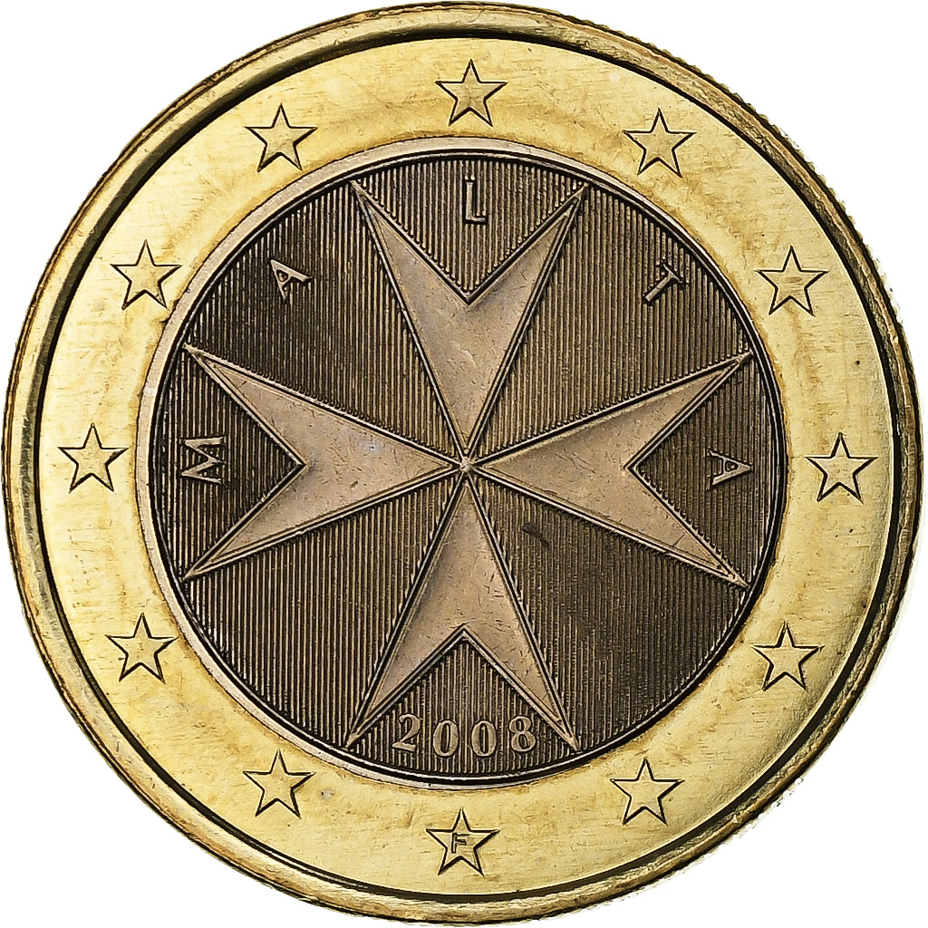 Malta, Euro, 2008, Bimetálico, SC