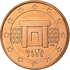 Malta, 5 Centimes, 2008, Copper Plated Steel, UNC-