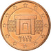 Malta, 5 Centimes, 2008, Copper Plated Steel, UNC-