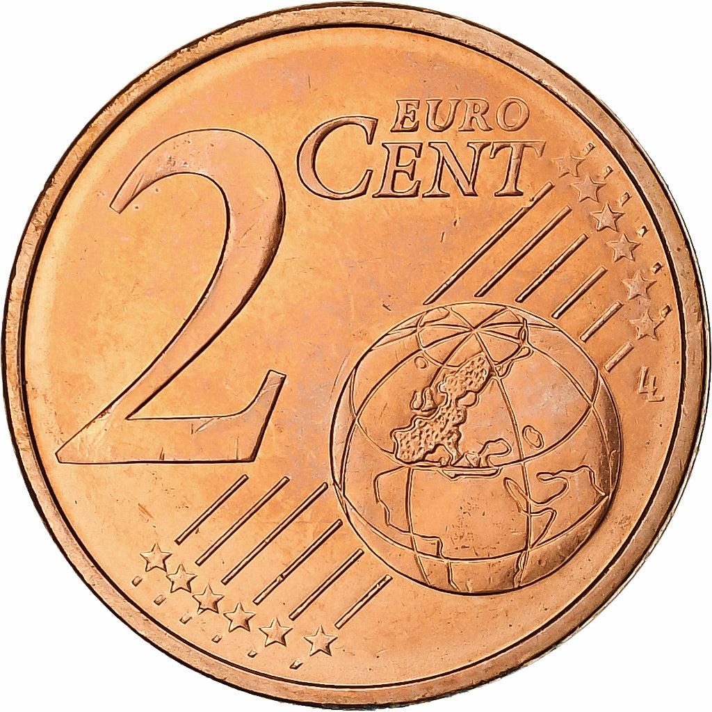 Malta, 2 Centimes, 2008, Cobre chapado en acero, SC