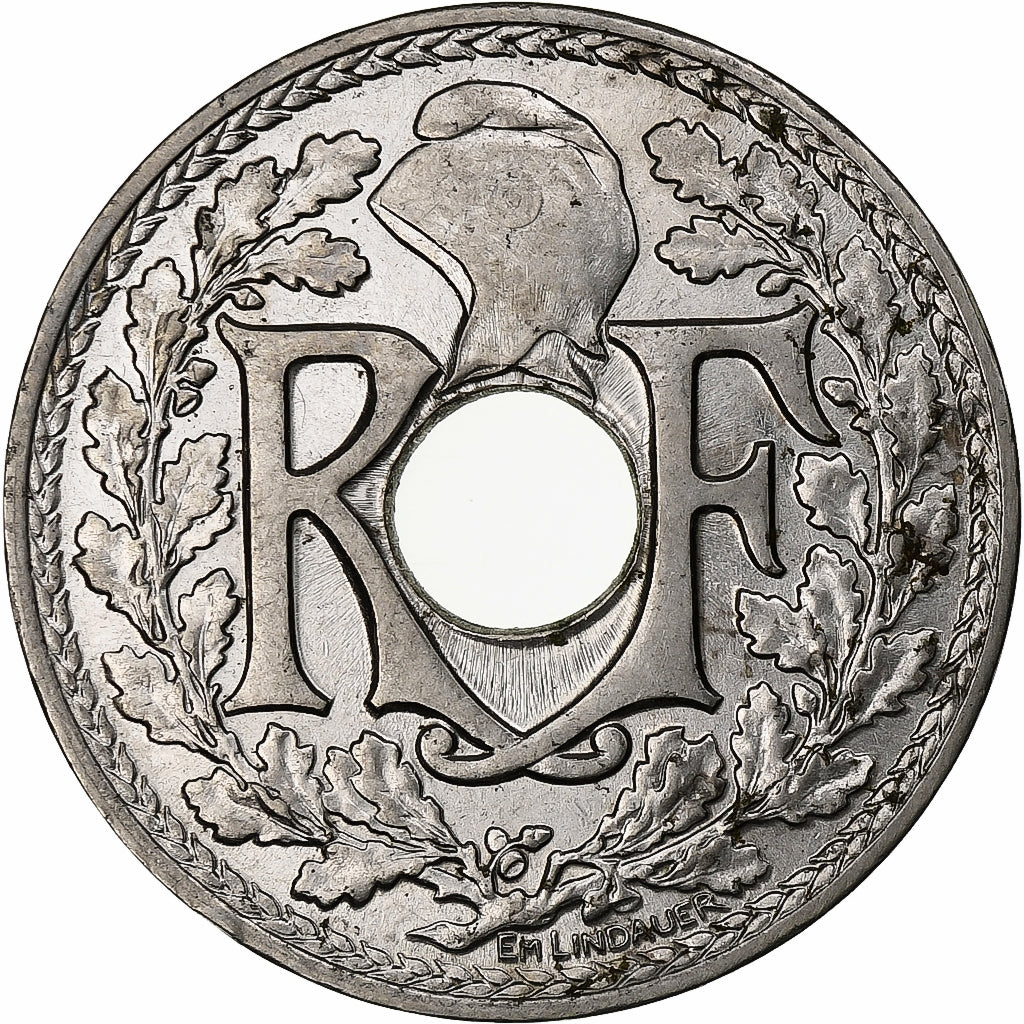 Francia, 25 Centimes, Lindauer, 1915, Paris, Nichel, SPL