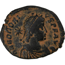 Honorius, Follis, 406-408, Antioch, Bronze, VF(20-25), RIC:153