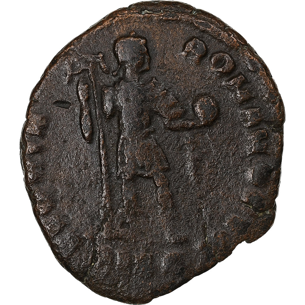 Arcadius, Follis, 392-395, Alexandria, Bronzo, MB, RIC:21