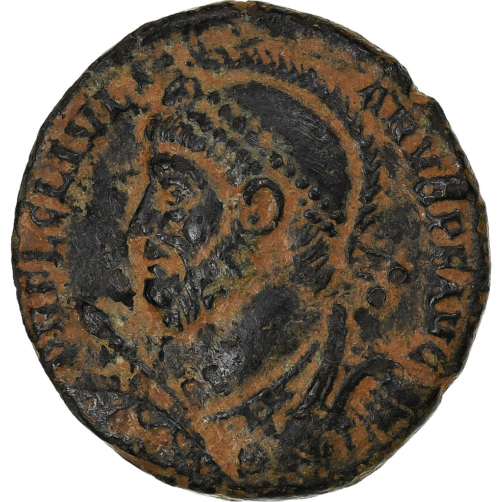 Julian, Follis, 361-363, Antioch, Bronze, VF(20-25), RIC:220