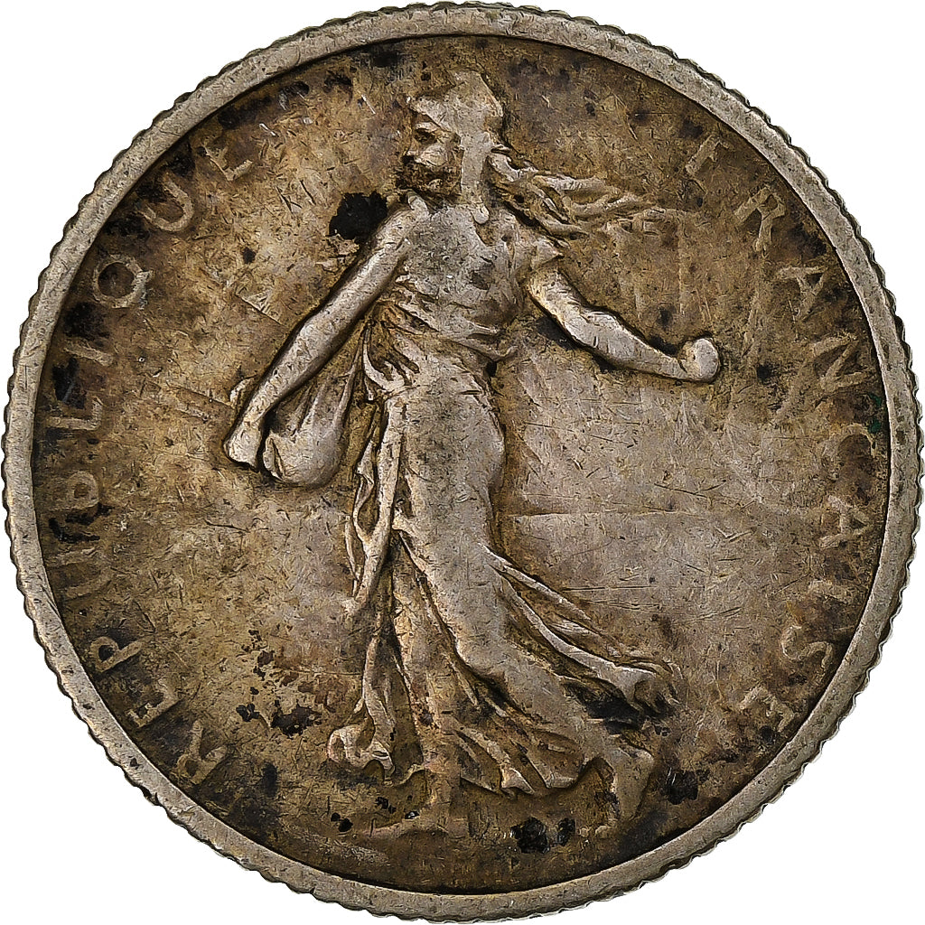 France, Franc, Semeuse, 1916, Paris, Argent, TB