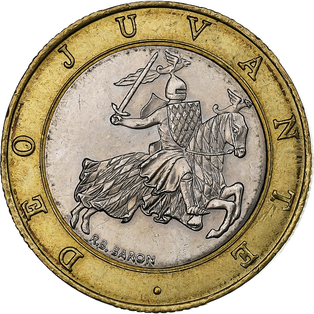 Mónaco, 10 Francs, 1996, Pessac, Bimetálico, SC