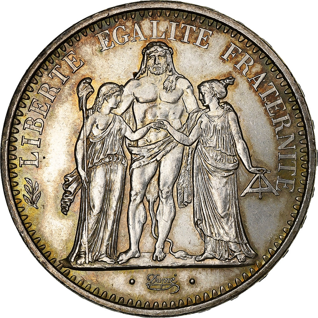 France, 10 Francs, Hercule, 1965, Paris, Silver, AU(55-58)