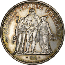 France, 10 Francs, Hercule, 1965, Paris, Silver, AU(55-58)