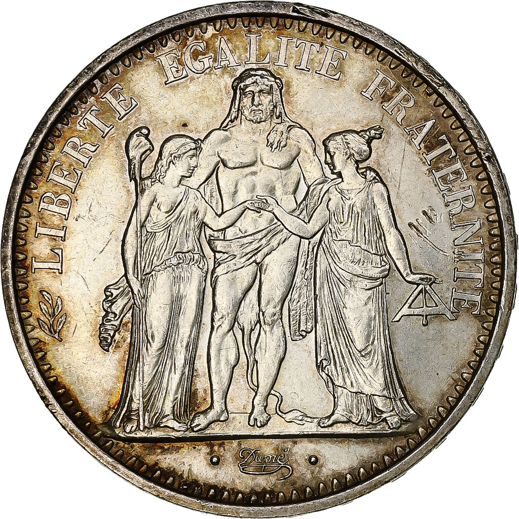France, 10 Francs, Hercule, 1970, Paris, Silver, AU(55-58)