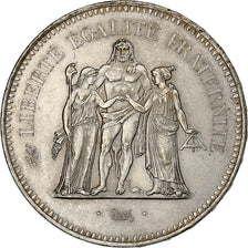 France, 50 Francs, Hercule, 1976, Pessac, Silver, AU(55-58)
