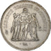 France, 50 Francs, Hercule, 1976, Pessac, Silver, AU(55-58)
