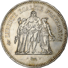 Francia, 50 Francs, Hercule, 1978, Pessac, Plata, SC