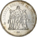 France, 50 Francs, Hercule, 1979, Pessac, Silver, MS(63)